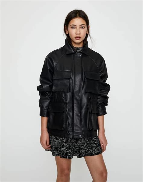 Casaco Pele Pull And&nbsp;Bear