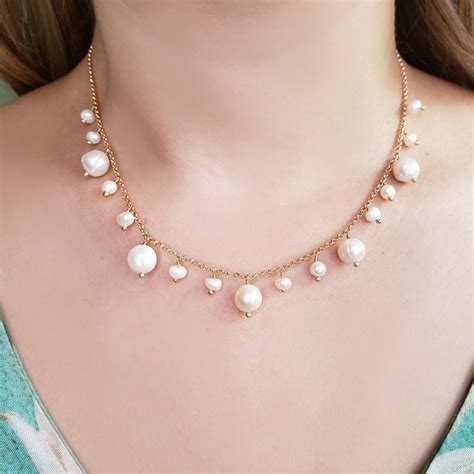 Colar De Perola&nbsp;Falso