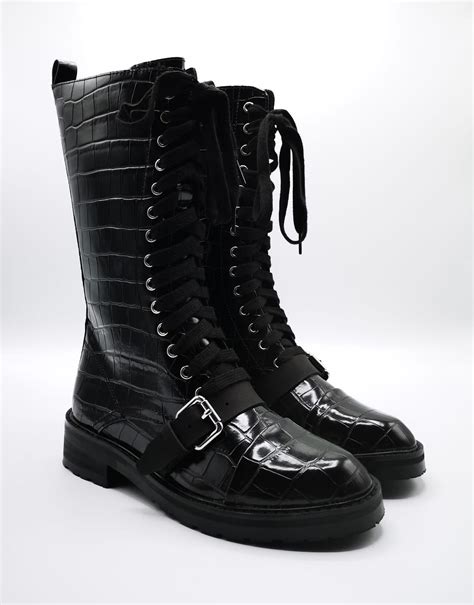 Bota Militar Alta&nbsp;Mujer