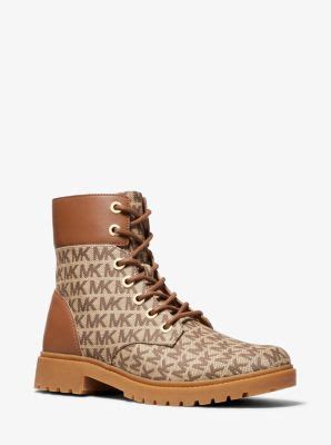 Bota De Estilo Militar Corey De Jacquard Con&nbsp;Logotipo