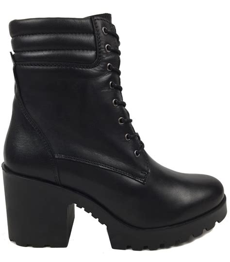 Bota Militar Piel&nbsp;Mujer