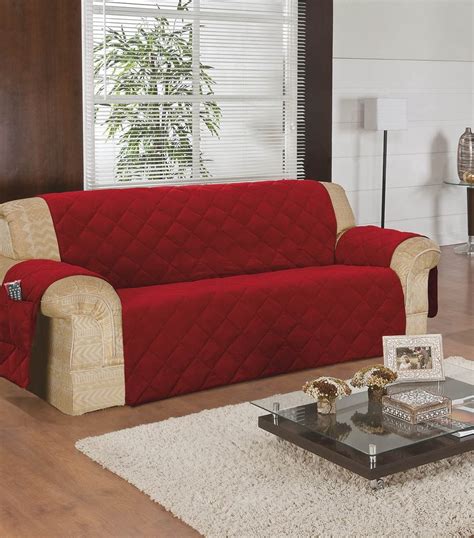 Capa Para Sofá&nbsp;Vermelha
