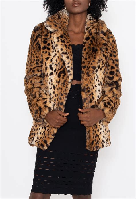 Casaco Pelo Animal&nbsp;Print