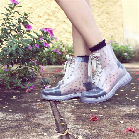 Bota Meia Transparente